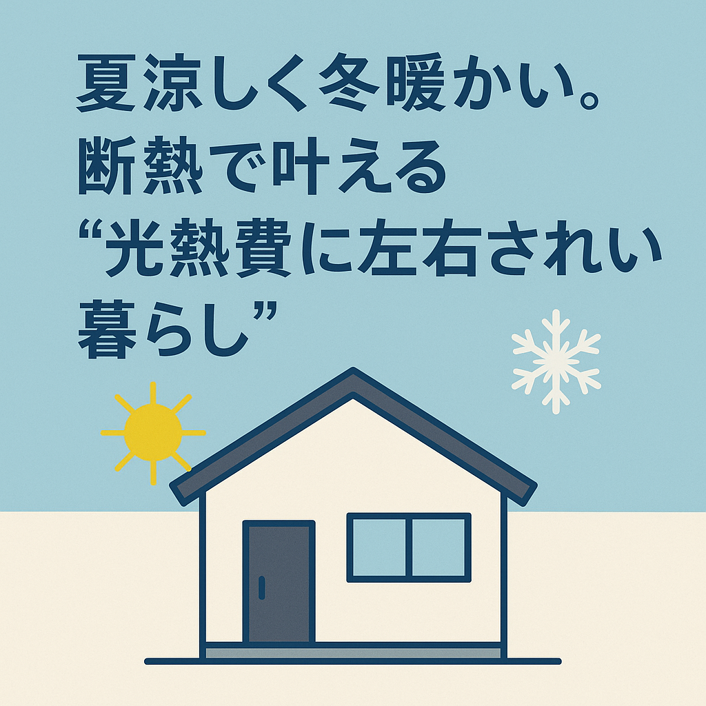 Vol.3「夏涼しく冬暖かい。断熱で叶える“光熱費に左右されない暮らし”」