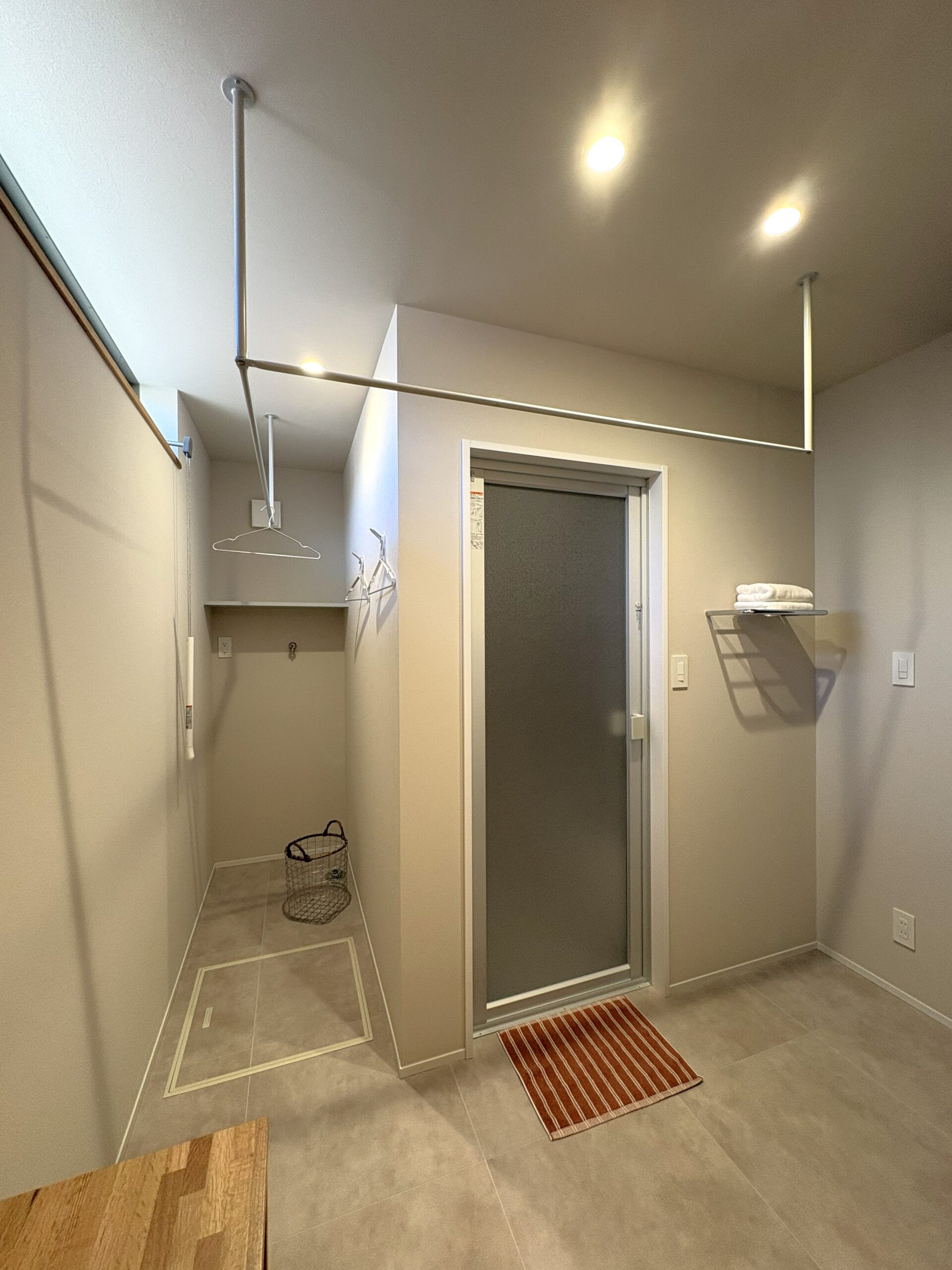 家事動線が整う、ランドリールーム